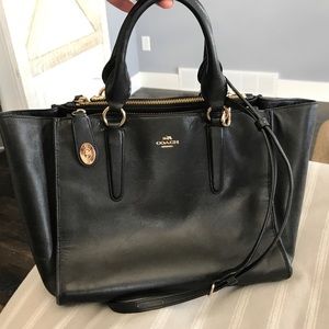 Coach leather tote
